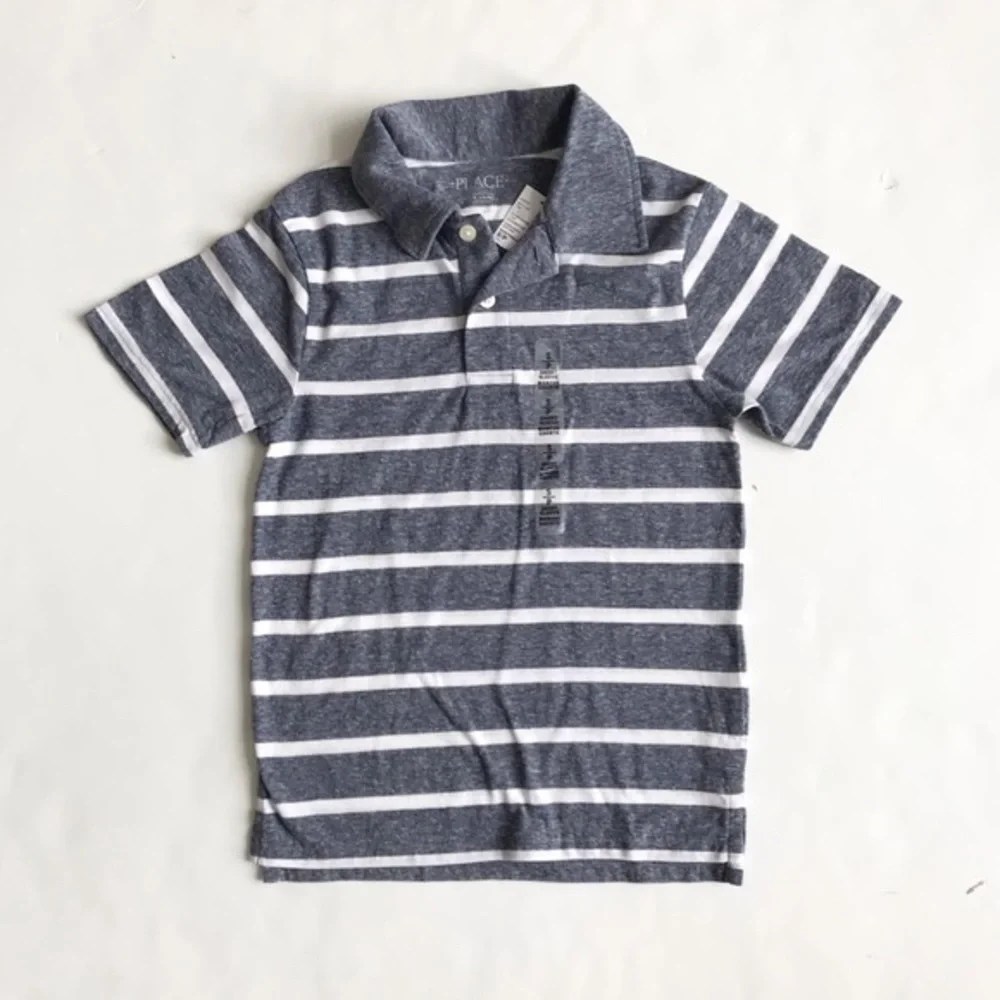 The children’s place NWT stripe polo top SP(5-6Y)
